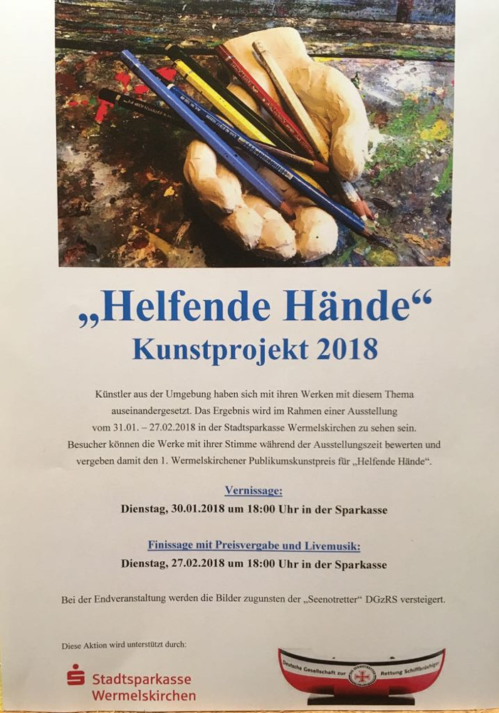 Ausstellung 'Helfende Hände' Stadtsparkasse Wermelskirchen